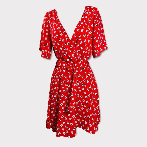 Trixxi Dresses & Skirts - Floral Wrap Mini Dress